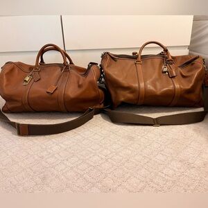 Coach Leather Explorer Duffle Bag